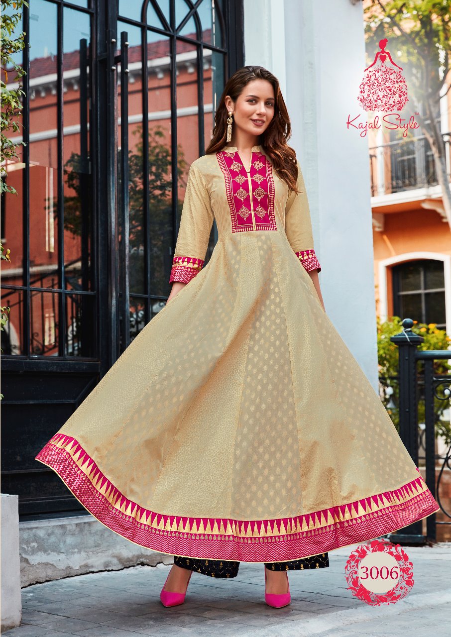 F.Season's Vol.3 Kajal Style Heavy Rayon Long Kurti F.Season's Vol.3 Kajal Style Heavy Rayon Long Kurti